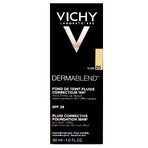 Vichy Dermablend, lang anhaltende Korrekturflüssigkeit, 25 Nude, SPF 28, 30 ml