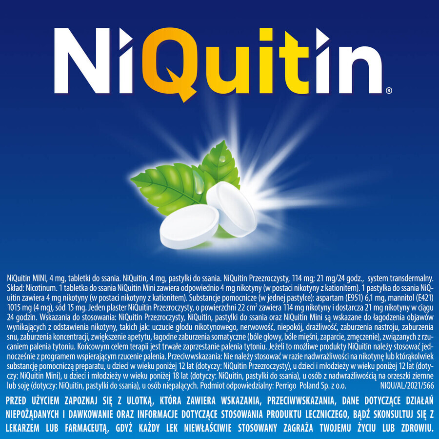 NiQuitin Mini 4 mg, 20 Lutschtabletten