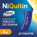 NiQuitin Mini 4 mg, 20 Lutschtabletten