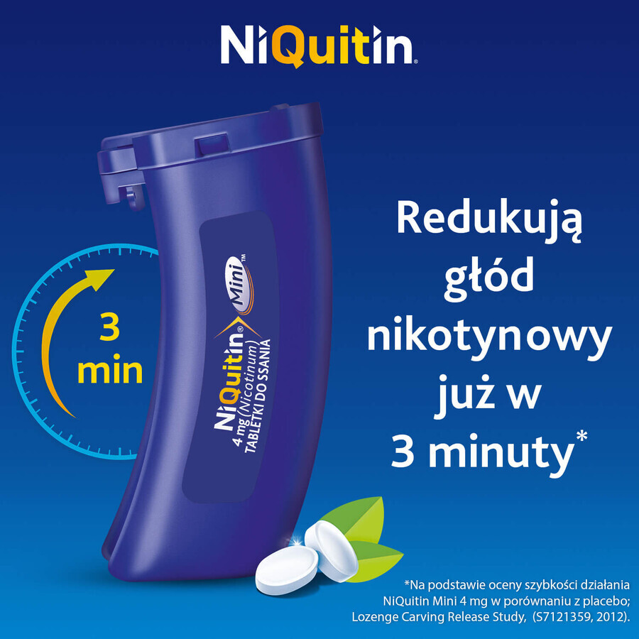 NiQuitin Mini 4 mg, 20 Lutschtabletten