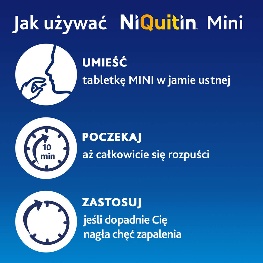 NiQuitin Mini 4 mg, 20 Lutschtabletten