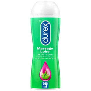 Durex, feuchtigkeitsspendendes Intim- und Massagegel 2in1, Aloe vera, 200 ml