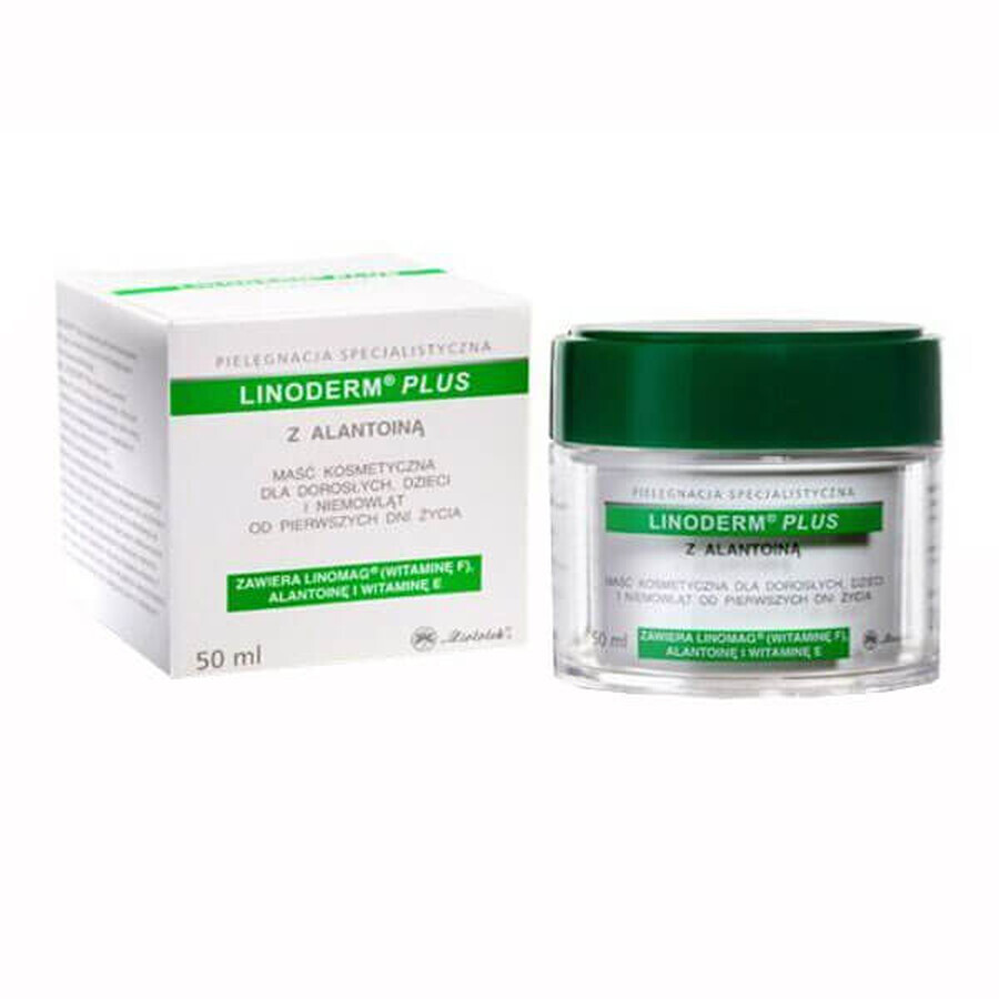 Linoderm Plus, cosmetic ointment from the first day of life with allantoin, 50 ml