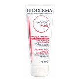 Bioderma Sensibio Mask, beruhigende und feuchtigkeitsspendende Maske, empfindliche und überempfindliche Haut, 75 ml