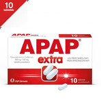 Apap Extra 500 mg + 65 mg, 10 Filmtabletten