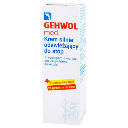 Gehwol med, stark erfrischende Fußcreme, 75 ml