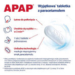 Apap 500 mg, 24 comprimés pelliculés