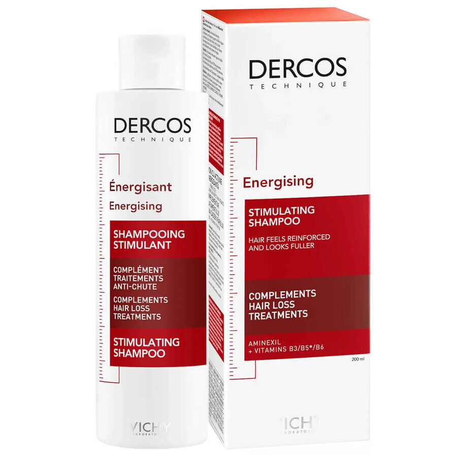 Vichy Dercos Energising, Kräftigendes Haarshampoo, 200 ml