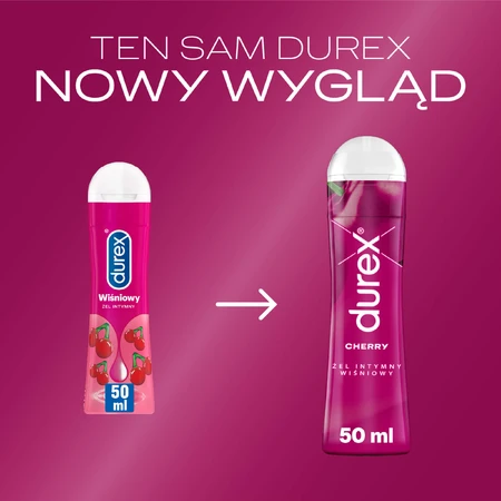 Durex Cherry, intimate gel, cherry, 50 ml