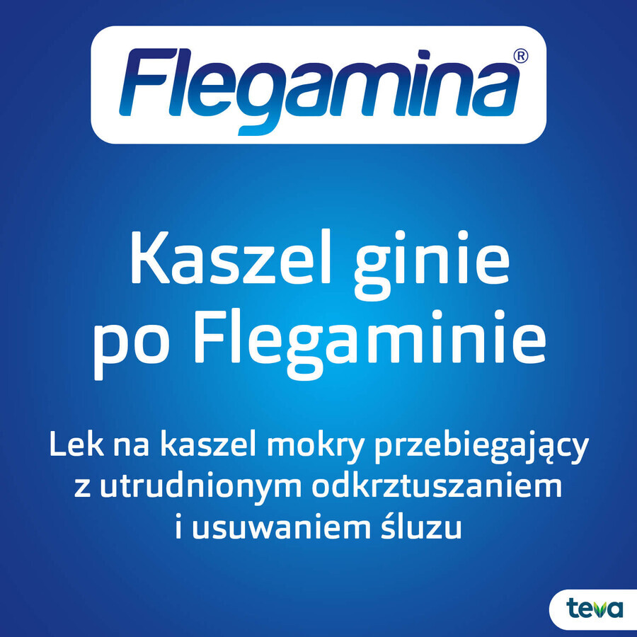 Flegamina Junior 2 mg/ 5 ml, aromă de căpșuni, sirop, 120 ml