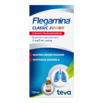 Flegamina Junior 2 mg/ 5 ml, aromă de căpșuni, sirop, 120 ml