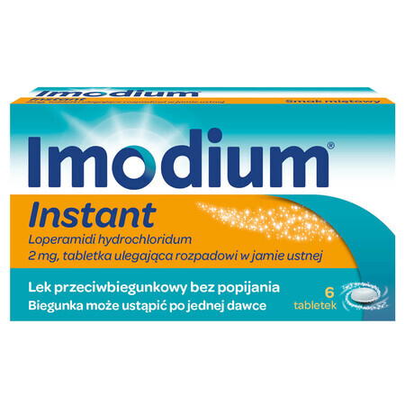 Imodium Instant 2 mg, 6 oral zerfallende Tabletten