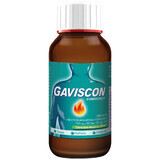 Gaviscon with mint flavor (500 mg + 267 mg + 160 mg)/ 10 ml, oral suspension, 150 ml