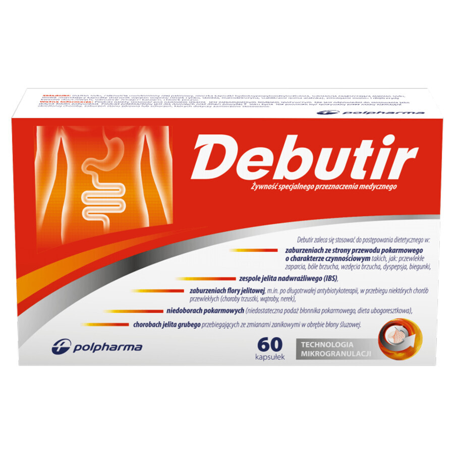 Debutir, 60 Kapseln, Polpharma