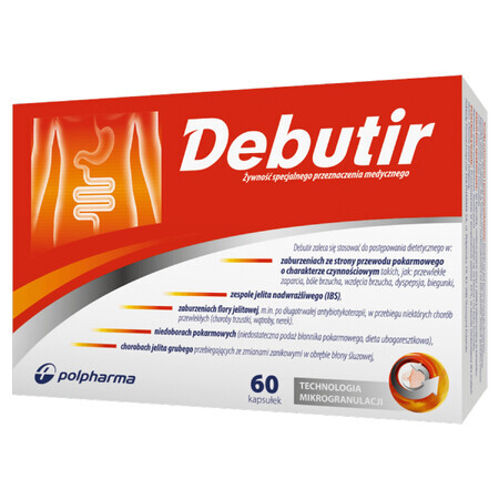 Debutir, 60 Kapseln, Polpharma