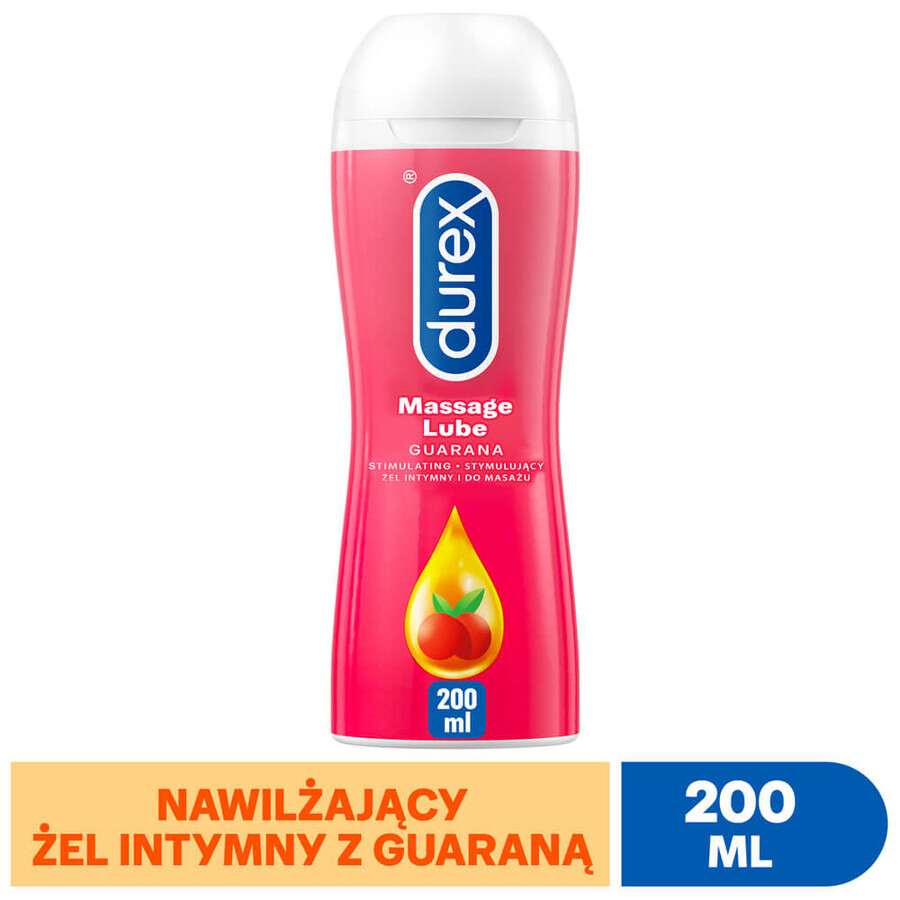 Durex, stimulierendes Intim- und Massagegel 2in1, Guarana, 200 ml