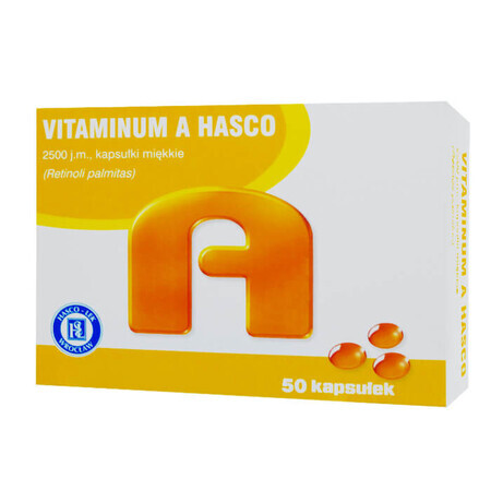 Vitaminum A Hasco 2500 IU, 50 Kapseln