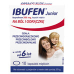 Ibufen Junior 200 mg, für Kinder ab 6 Jahren, 10 Weichkapseln