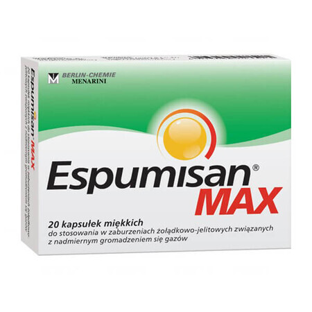 Espumisan Max, 20 Weichkapseln