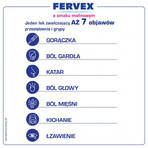 Fervex 500 mg + 200 mg + 25 mg, Granulat zum Einnehmen, Himbeergeschmack, 8 Beutel