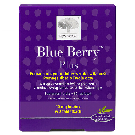 Neu Nordic Blue Berry Plus, 60 Tabletten