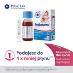 Pedicetamol 100 mg/ml, Lösung zum Einnehmen für Kinder und Säuglinge ab Geburt, 60 ml