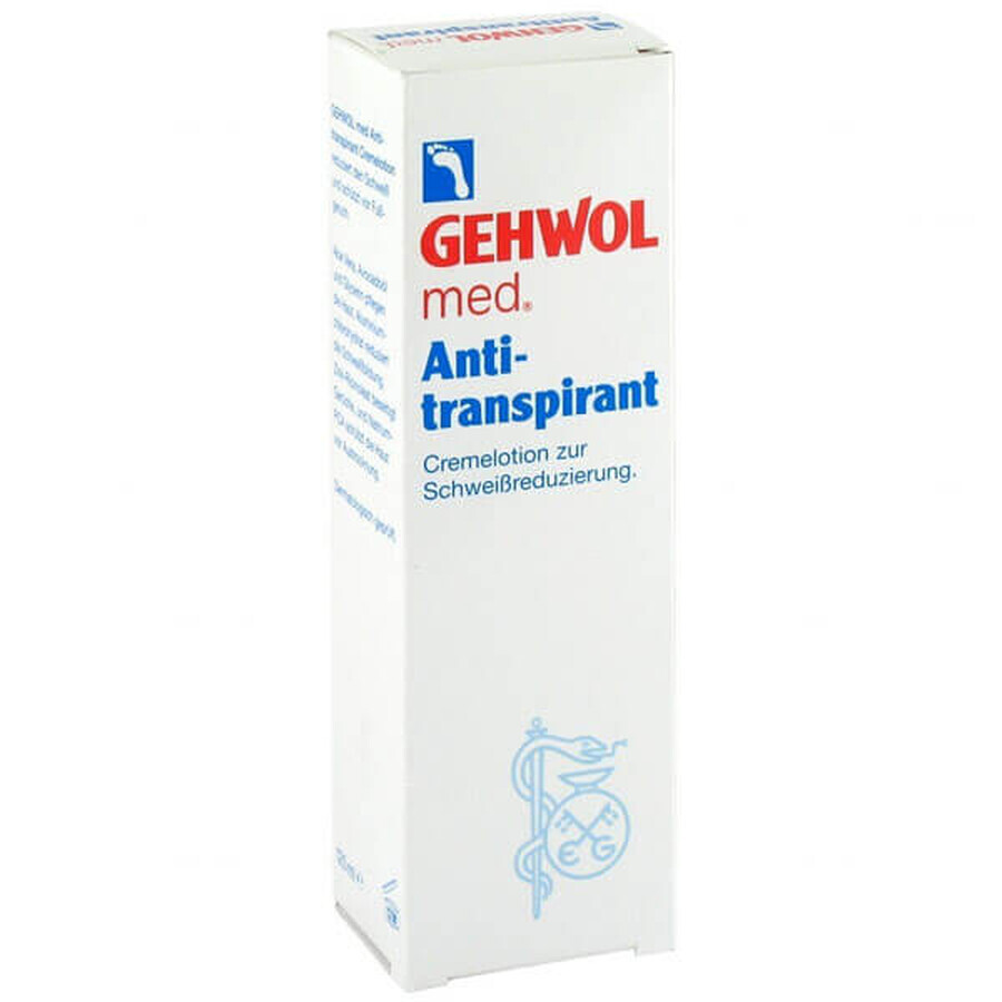 Gehwol med Anti-Transpirant, Antitranspirant-Lotion für die Füße, 125 ml