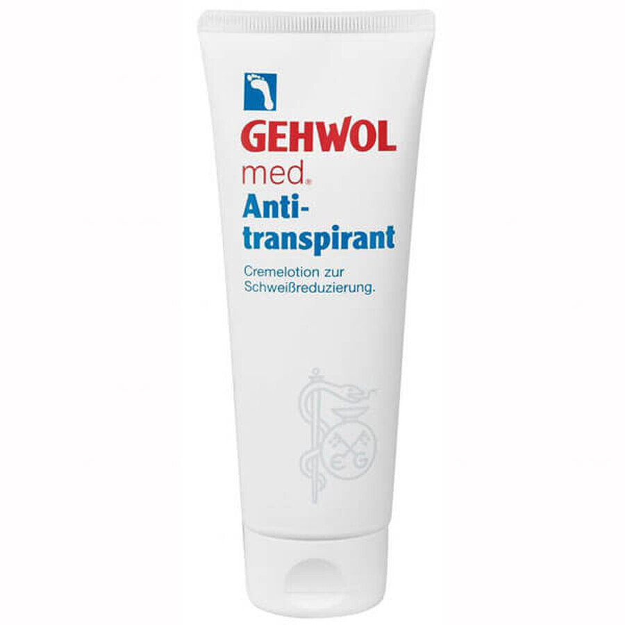 Gehwol med Anti-Transpirant, Antitranspirant-Lotion für die Füße, 125 ml