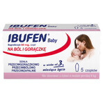 Ibufen Baby 60 mg, Zäpfchen ab 3 Monaten, 5 Stück