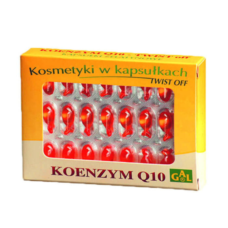 GAL, coenzima Q-10, capsulă cosmetică, 48 capsule twist-off