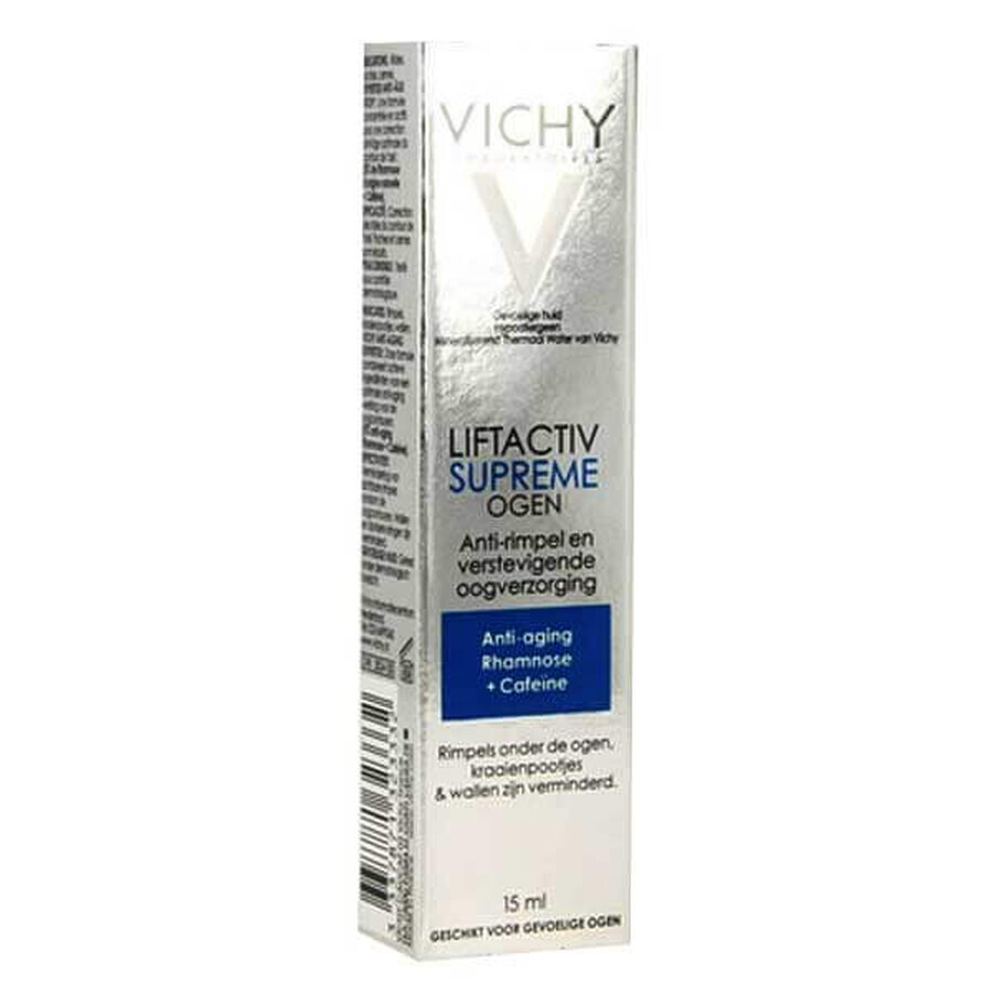 Vichy Liftactiv Supreme, soin liftant anti-rides pour les yeux, 15 ml