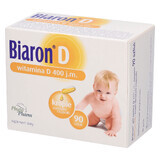 Biaron D, vitamina D 400 UI, 90 capsule detașabile