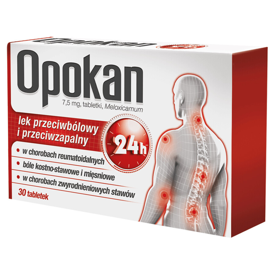 Opokan 7.5 mg, 30 tablets