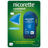 Nicorette Coolmint 2 mg, 20 pastillas para chupar