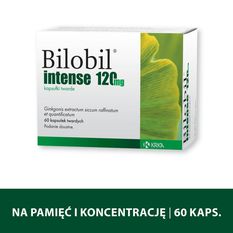 Bilobil Intense 120 mg, 60 Kapseln