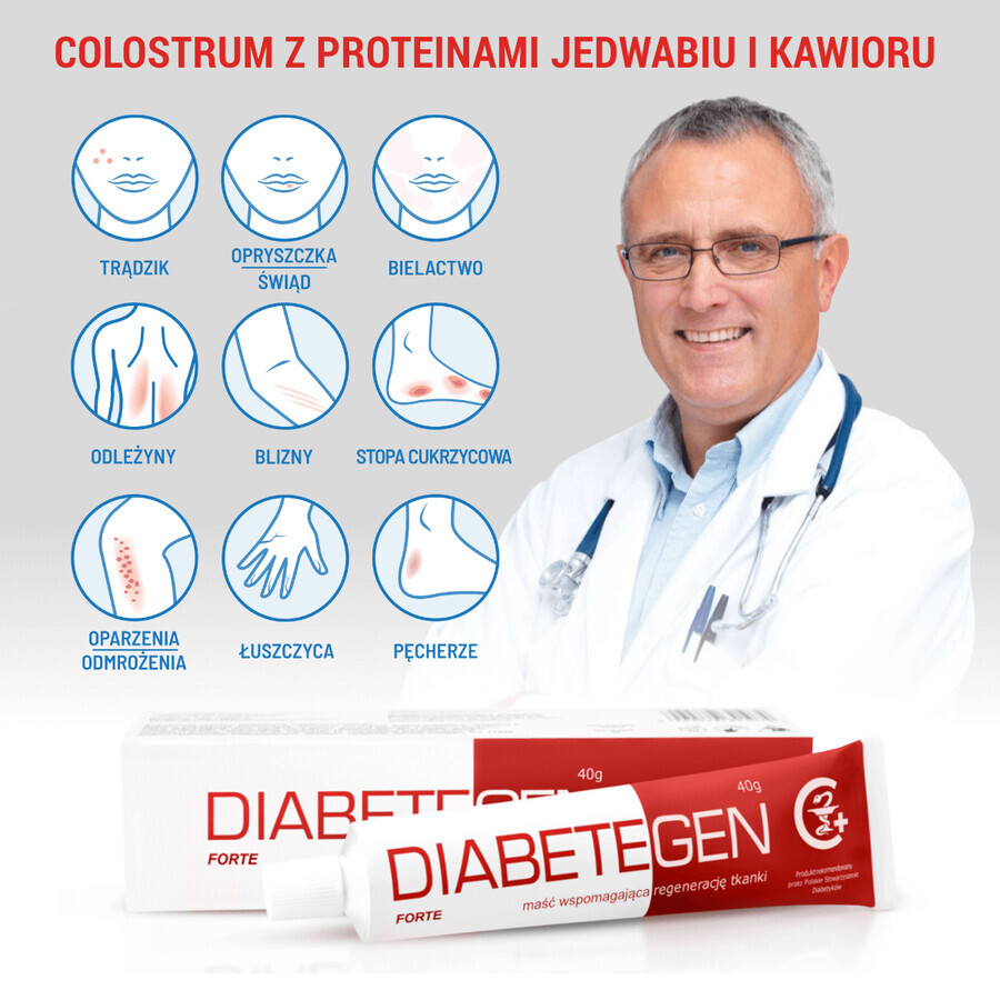 Diabetegen Forte, Salbe zur Geweberegenerierung, 40 g