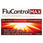 FluControl Max 650 mg + 10 mg + 4 mg, 10 film-coated tablets