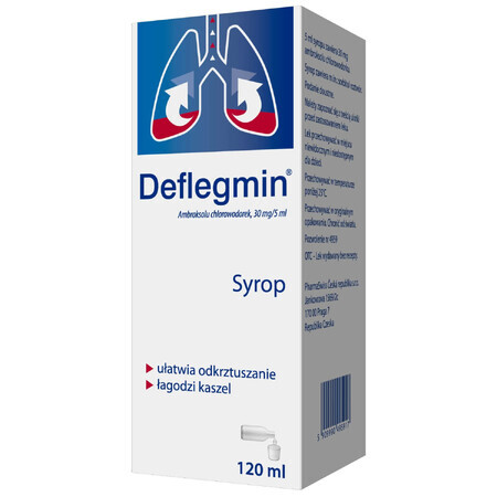 Deflegmin 30 mg/ 5 ml, sirop, 120 ml