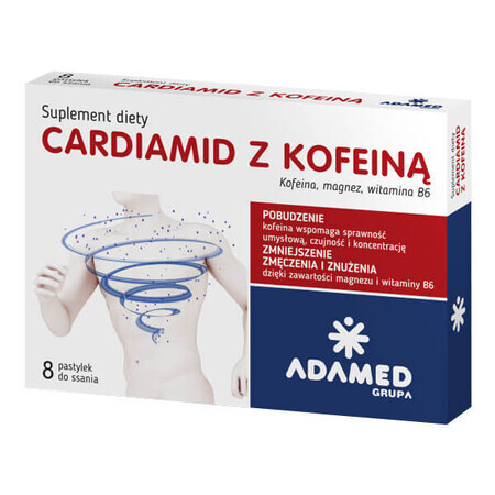 Cardiamid con caffeina, 8 pastiglie