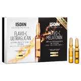 Isdin Day & Night Vials Ultraglycan Antioxidant Serum and Melatonin , 10 vials + 10 vials