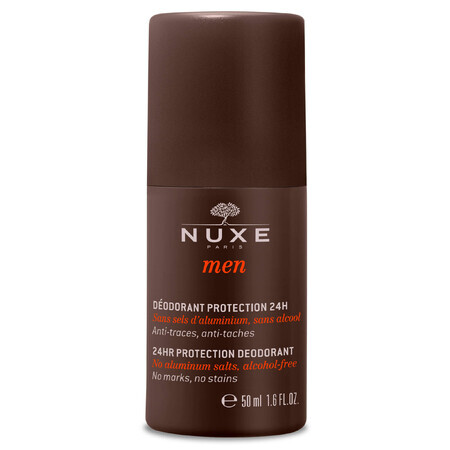 Nuxe Men, Deodorant für den Rund-um-die-Uhr-Schutz, Roll-on, 50 ml