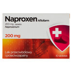 Naprossene Aflofarm 200 mg, 10 compresse