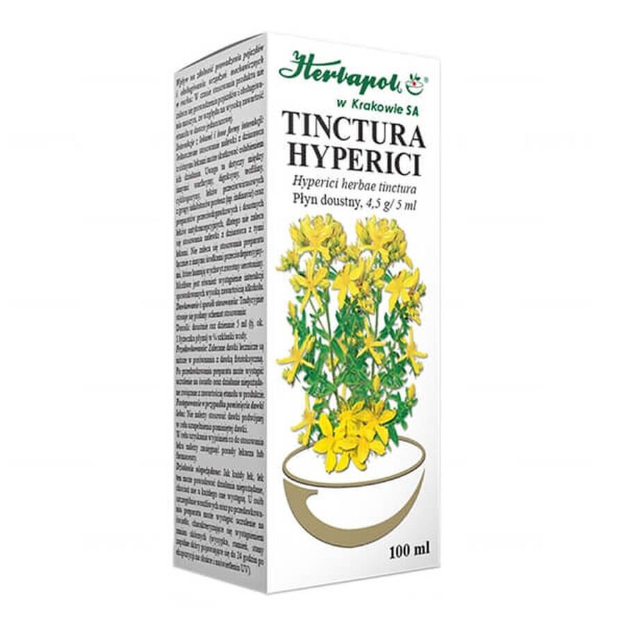 Tinctura Hyperici 4,5 g/5 ml, liquide oral, 100 ml