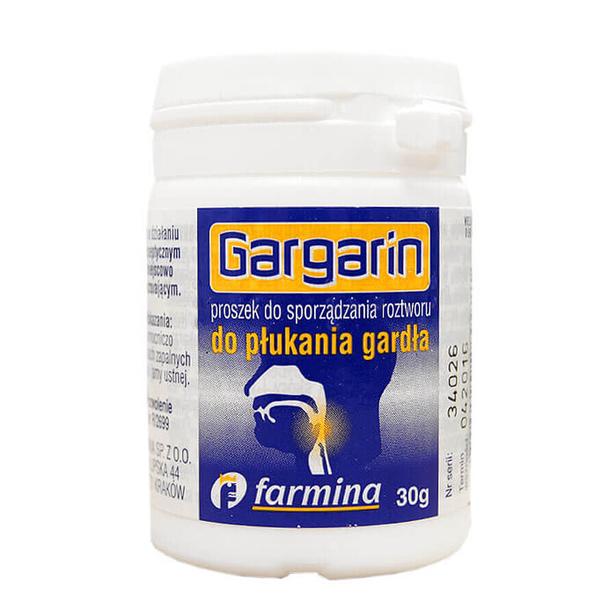 Gargarine, poudre pour la préparation du bain de bouche, 30 g