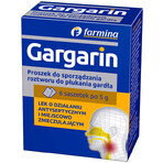 Gargarin, powder for the preparation of mouthwash, 5 gx 6 sachets