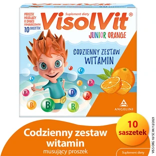 Visolvit Junior Orange, voor kinderen vanaf 3 jaar, 10 sachets