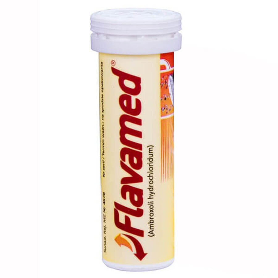 Flavamed 60 mg, 10 effervescent tablets