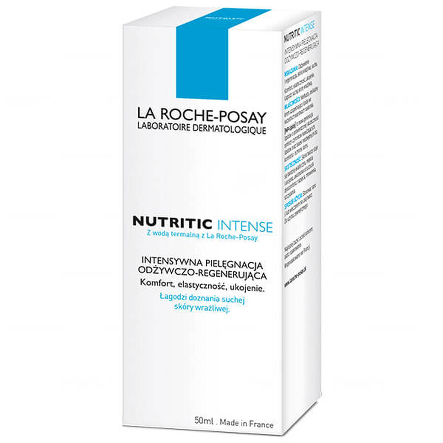 La Roche-Posay Nutritic Intense, intensief voedende en regenererende verzorging voor de droge huid, 50 ml