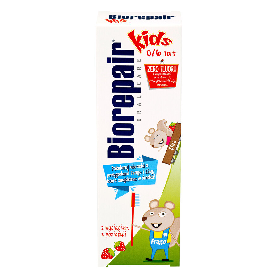 Biorepair Kids, Zahnpasta für Kinder von 0 bis 6 Jahren, 50 ml