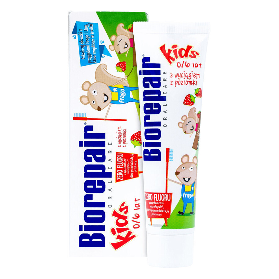 Biorepair Kids, Zahnpasta für Kinder von 0 bis 6 Jahren, 50 ml